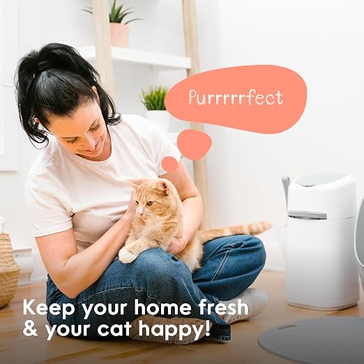 Litter Genie Style Pail Cat Litter Box Waste Disposal System - Image 9