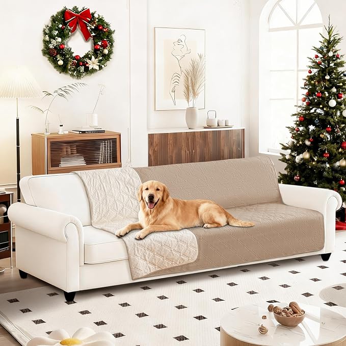 Waterproof Dog Bed Cover, Non-Slip Dog Blanket by CYCMACOHOME