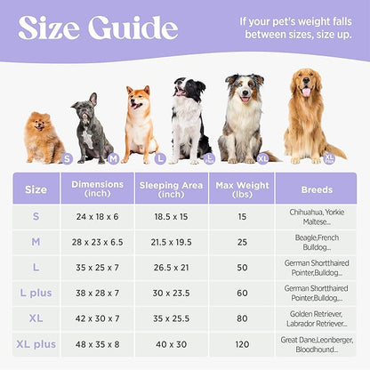 LE SURE Cute Dog Bed for Small Dogs, Orthopedic Waterproof Small Pet Beds - Image 5
