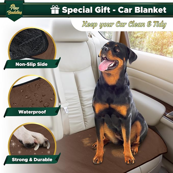 Paw Buddies Waterproof Blanket 80"x90" – Reversible Microfleece Throw - Image 4