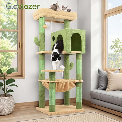 Globlazer Cactus Cat Tree Tower - Image 7