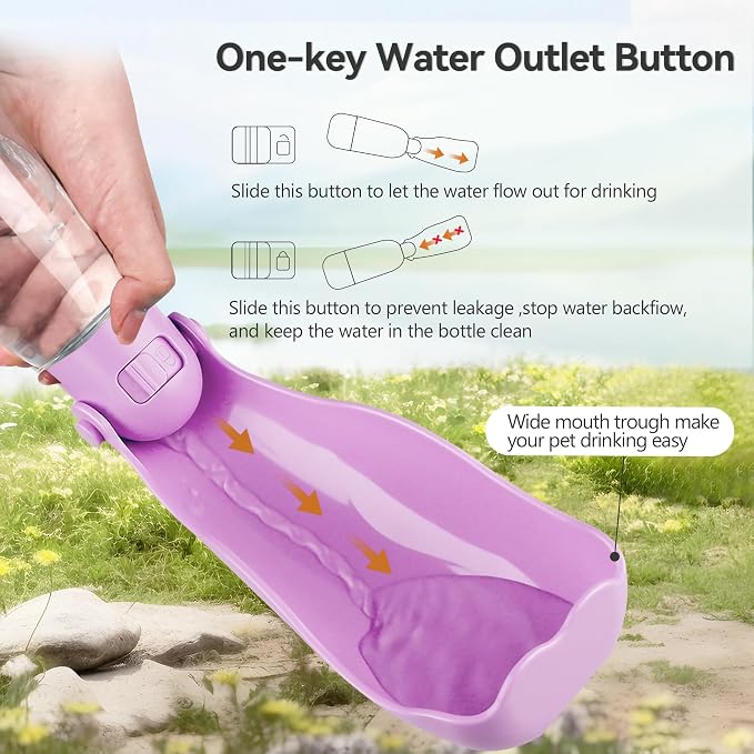 UPSKY Dog Water Bottle | Portable & Foldable Dog Water Bottle | 3-in-1 Portable - Image 5