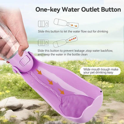 UPSKY Dog Water Bottle | Portable & Foldable Dog Water Bottle | 3-in-1 Portable - Image 5