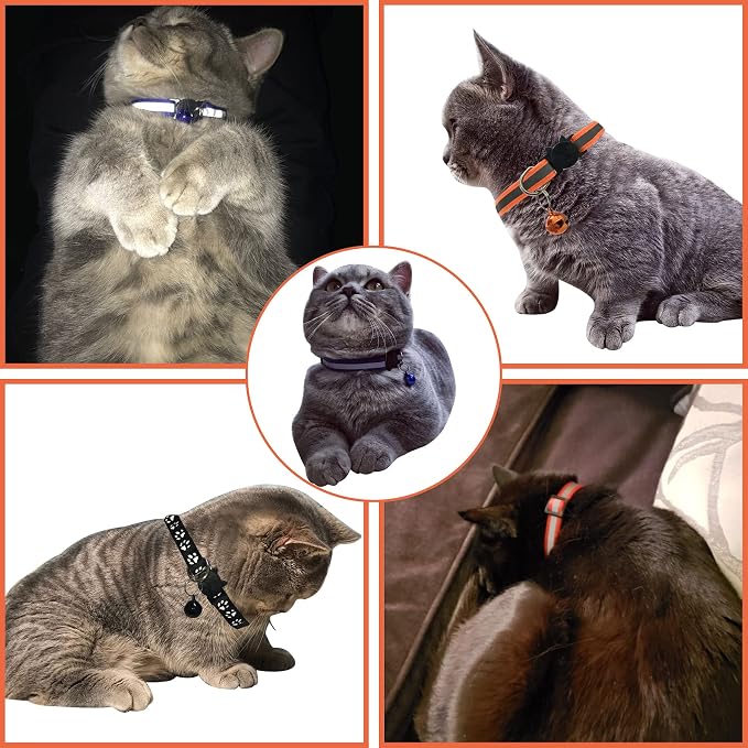 Breakaway Reflective Nylon Cat Collars - Image 7