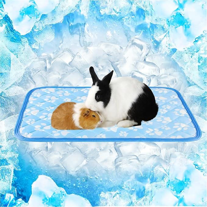 Rywell Self-Cooling Mat for Dogs Small, Rabbit&Guinea Pig cage Liners 24'' x by Rywell