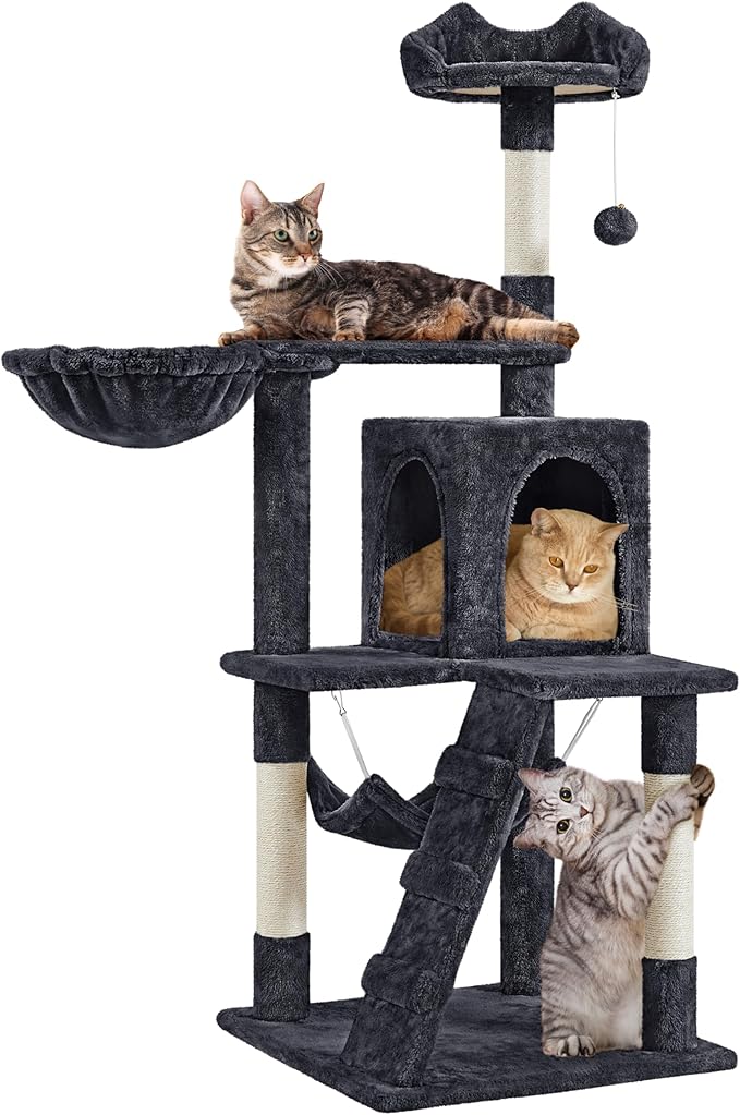 Yaheetech 54in Cat Tree Cat Tower as Activity Center, Indoor Cats and Kittens by Yaheetech