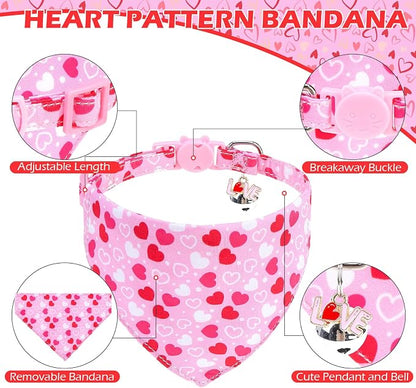 EXPAWLORER Valentines Cat Collar Breakaway - Image 4