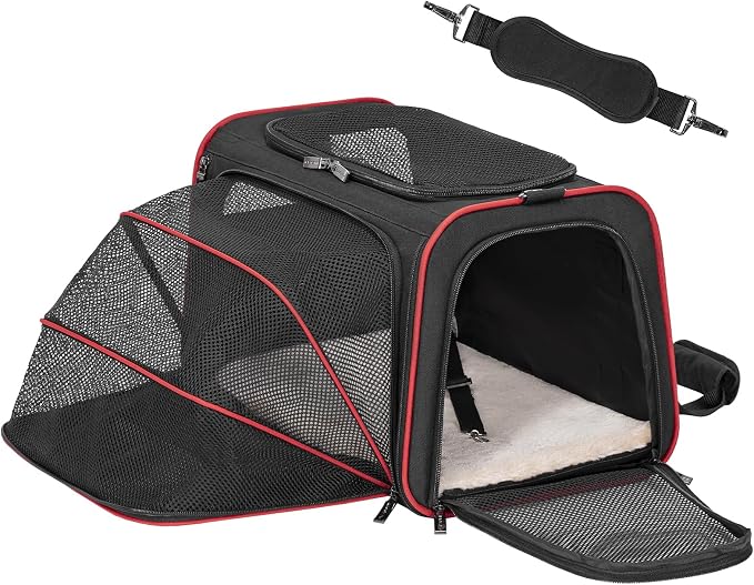 Petsfit Expandable Cat Carrier Dog Carriers, Airline Approved Soft-Sided - Image 9