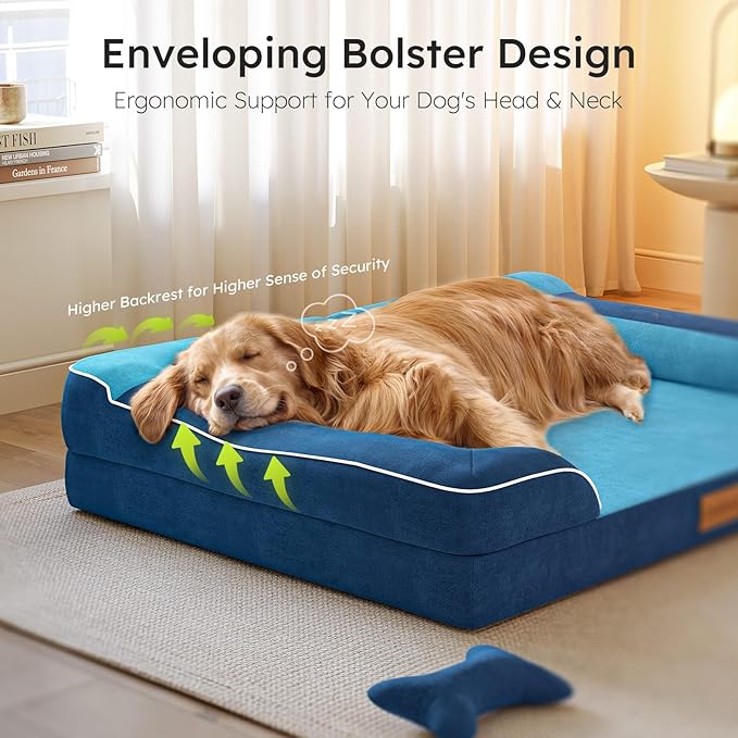 Dog Beds for Large Dogs, Orthopedic Dog Bed - Image 4