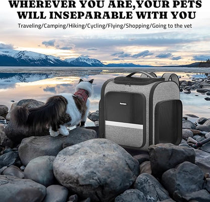 Pawtners Dog Backpack Carrier Large Pet Carrier Backpack - Image 8