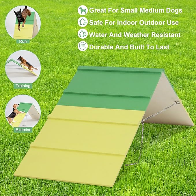 Dogs Agility A-Frame 74.8 x 18.9 Inch Dog Agility Equipment A-Frame Agility - Image 4