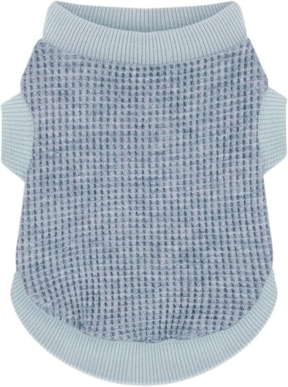 Cozy and Functional Dog Shirts for Small Puppies: Stretchable Blue Attire by Paiaite