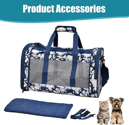 Soft-Sided Kennel Pet Carrier for Small Dogs, Airline Approved Cat Carriers Dog - Image 6