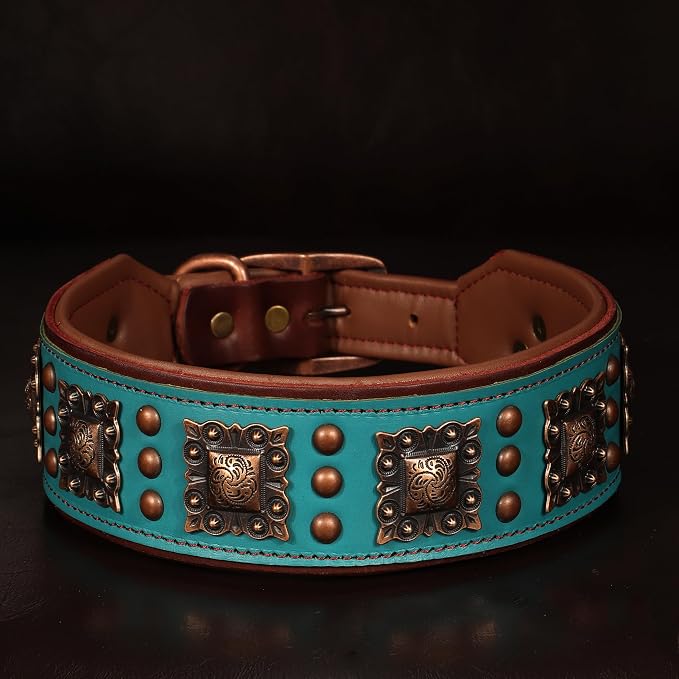 PET ARTIST Genuine Leather Dog Collar - Image 8