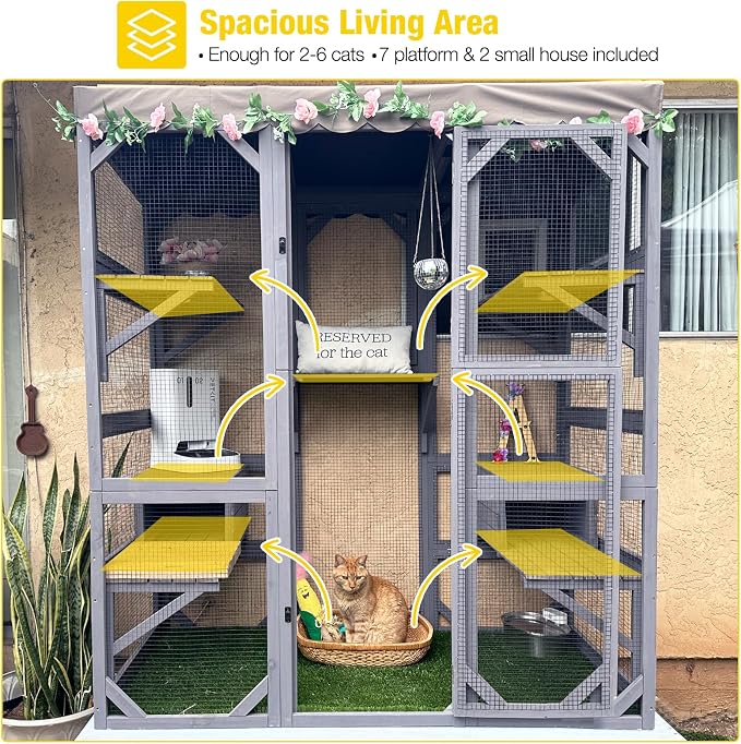 Aivituvin Catio Outdoor Cat Enclosure - Image 3