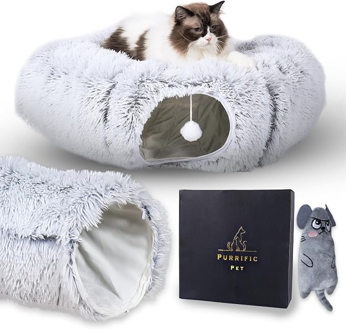 Cat Tunnel Bed for Indoor Cats by Unknown
