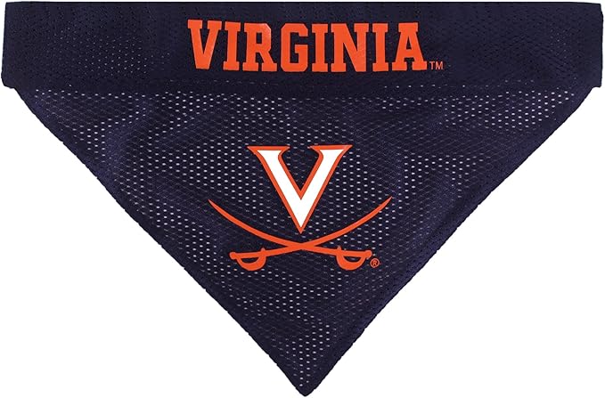 Pets First Collegiate Pet Accessories, Reversible Bandana, Virginia Cavaliers - Image 3