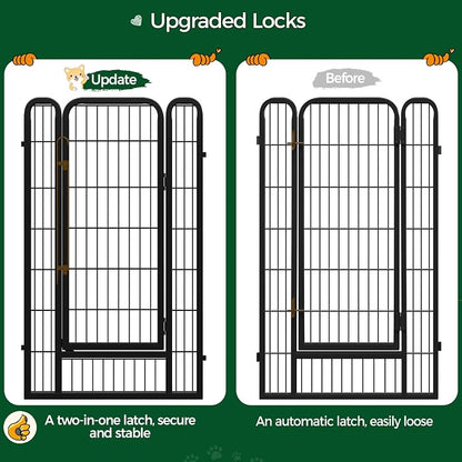 Yaheetech Dog Playpen Outdoor, 47 inch 16 Panels Dog Pen Indoor Heavy Duty - Image 7