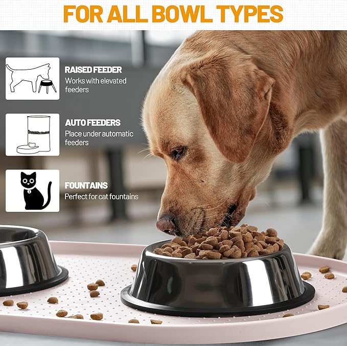 Hubulk 100% Waterproof Silicone Pet Feeding Mat - Image 6