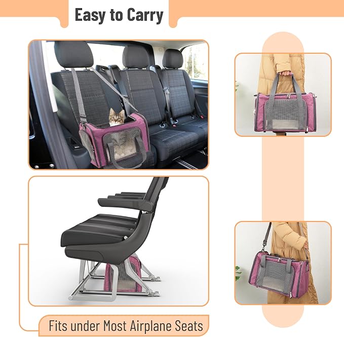 Mr. Pen- Pet Carrier, Soft-Sided Cat & Dog Carrier, Bag - Image 5