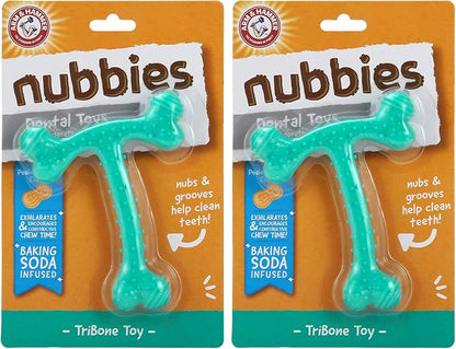 Arm & Hammer Nubbies T-Bone Dental Dog Chew Toy by ArmHammer