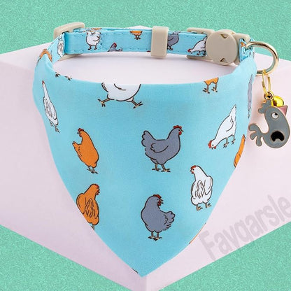 Faygarsle 2 Pack Chicken Pattern Cat Collar Set - Image 3