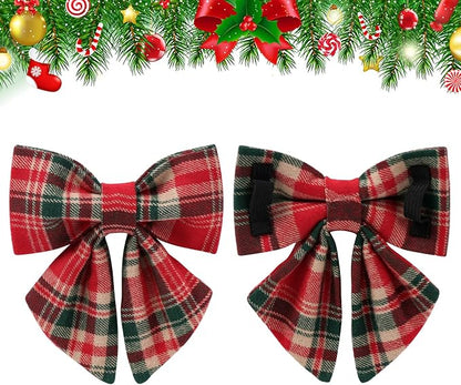 Christmas Plaid Dog Collar - Image 3