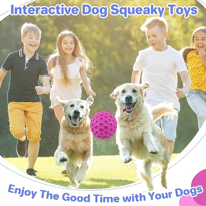 Interactive Squeaky Dog Balls, Dog Toys - Image 7