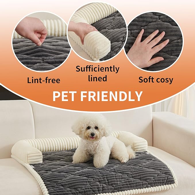 HAOMAIJIA Dog Couch Bed for Large Dogs, Non Slip Pet Couch Covers for Sofa - Image 5