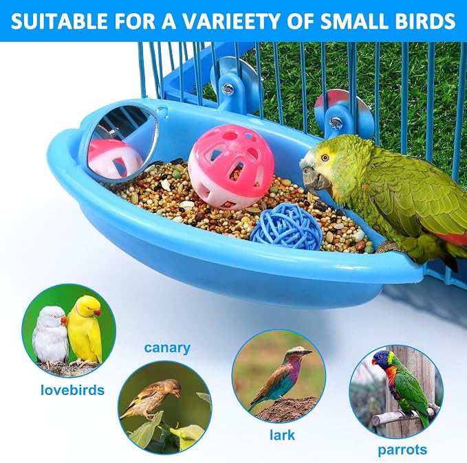 Bird Bath for Cage, Bird Bath Toy - Image 7