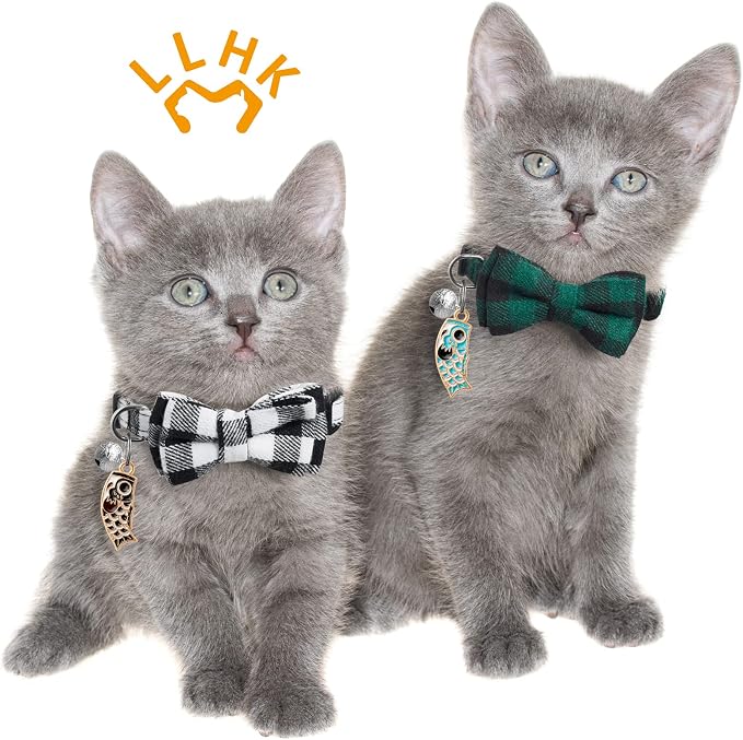 LLHK 4 Pack Small Fish Cat Collars - Image 6