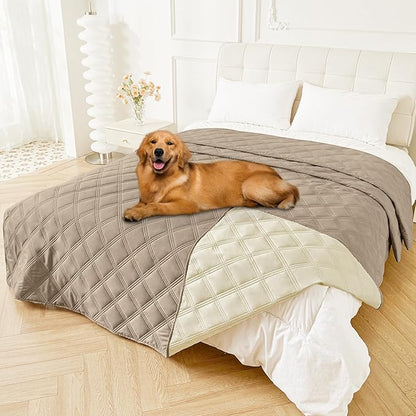 Smiry Waterproof Dog Bed Cover Blanket 82x120, Soft Reversible Pet Blanket by Smiry