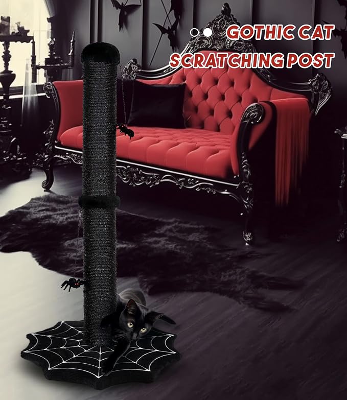 Gothic Cat Scratching Post - Image 2