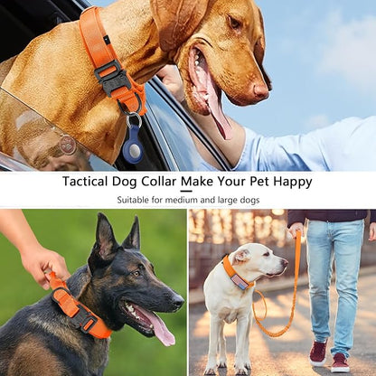 DAGANXI Tactical Dog Collar, Adjustable Military Training Nylon Dog Collar - Image 5