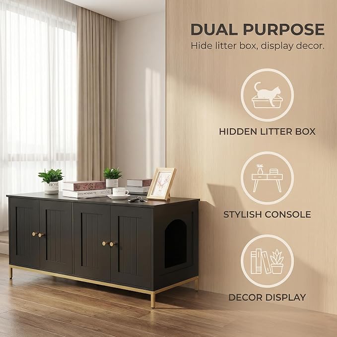 Homhedy Cat Litter Box Enclosure - Image 3