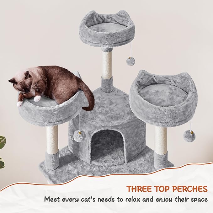 Yaheetech 76in Cat Tree Multi-Level Cat Tower - Image 4