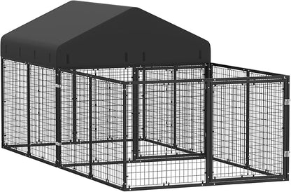 Outdoor Dog Kennel with Dog Fence - Image 6