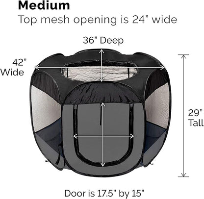 Furhaven Portable Dog Playpen Cat Tent, Pet playground, Kennel foldable indoor - Image 2
