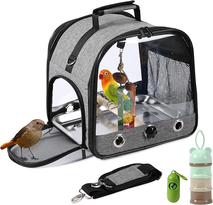 SUERTREE Bird Carrier Bag Bird Travel Cage by Suertree