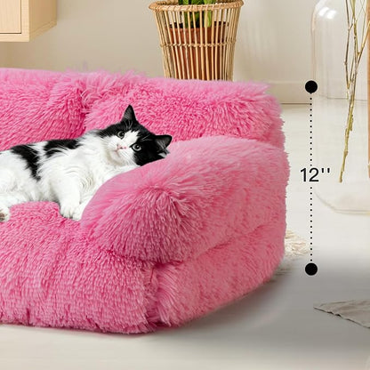 Large Cat Beds for Indoor Cats, Dog Couch Bed, Cute Cat Couch Sofas for Less - Image 6