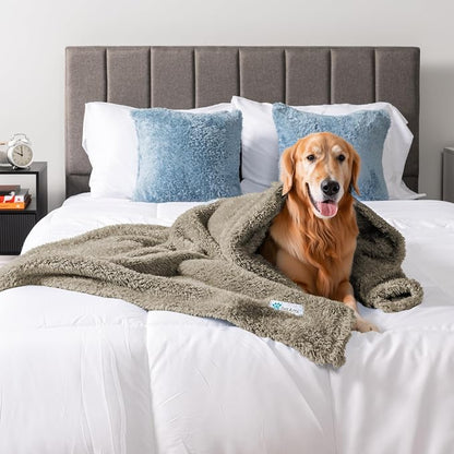 PetAmi Fluffy Waterproof Dog Blanket - Image 5