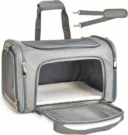 Pet Travel Carrier Bag – Airline Approved Soft-Sided Dog & Cat Carrier - Image 8