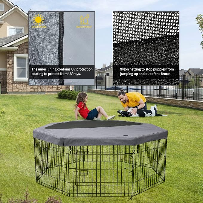 PETIME Top Cover Sun/Rain Proof Provide Shade and Security - Image 4
