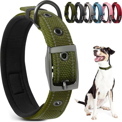 PetiFine Dog Collars for Small Dogs, Neoprene Padded Dog Collar, Reflective by PetiFine