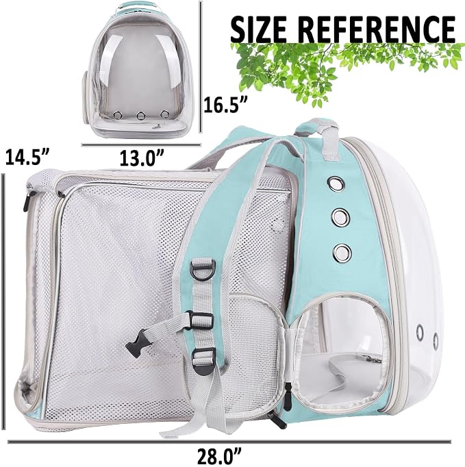 Square Back Extension Pet Backpack Carrier - Image 2