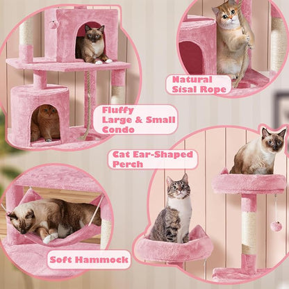 Yaheetech Cat Tree, 70.5in Cat Tower - Image 3