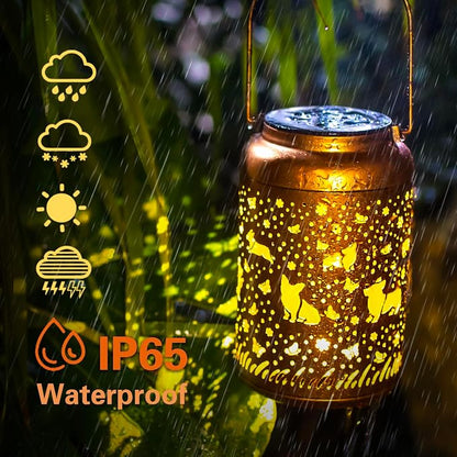Corgi Dog Solar Lanterns Outdoor Hanging Waterproof Solar Lights Dog Gifts - Image 7
