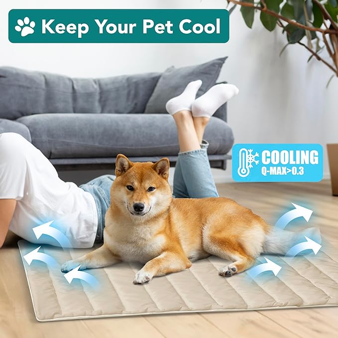 PetAmi Cooling Mat for Dog, Premium Pet Cooling Blanket for Crate Kennel - Image 2
