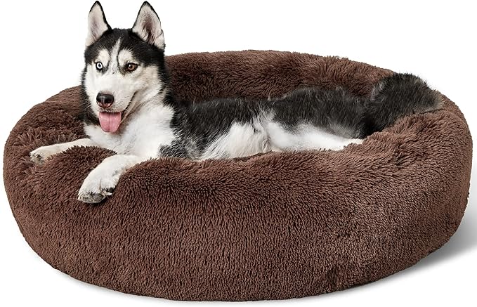 Bedsure Calming Dog Bed for Large Dogs by BEDSURE