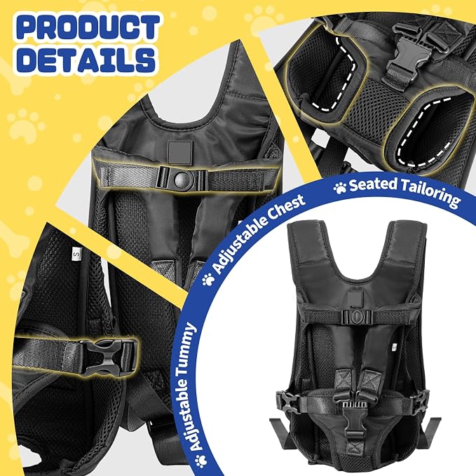 Dog Backpack Carrier, Legs-Out Front Carrier - Image 3